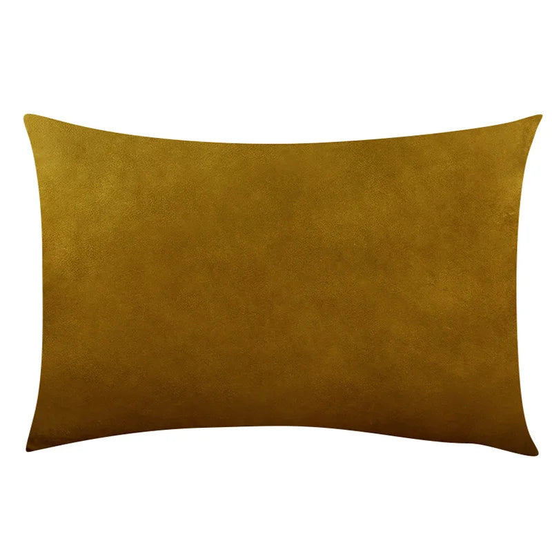 Luxury Velvet Plaid Pillow Covers