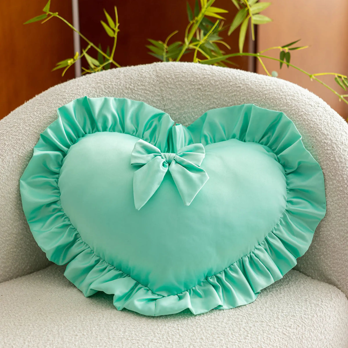 Elegant Love Heart Pillow Cover