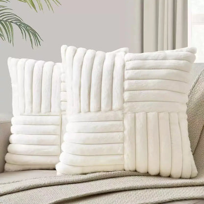 Luxurious Plush Pillow Cover Set