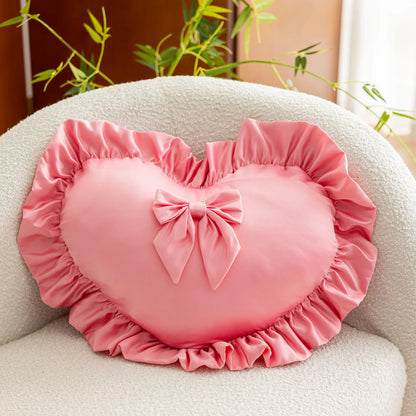 Elegant Love Heart Pillow Cover