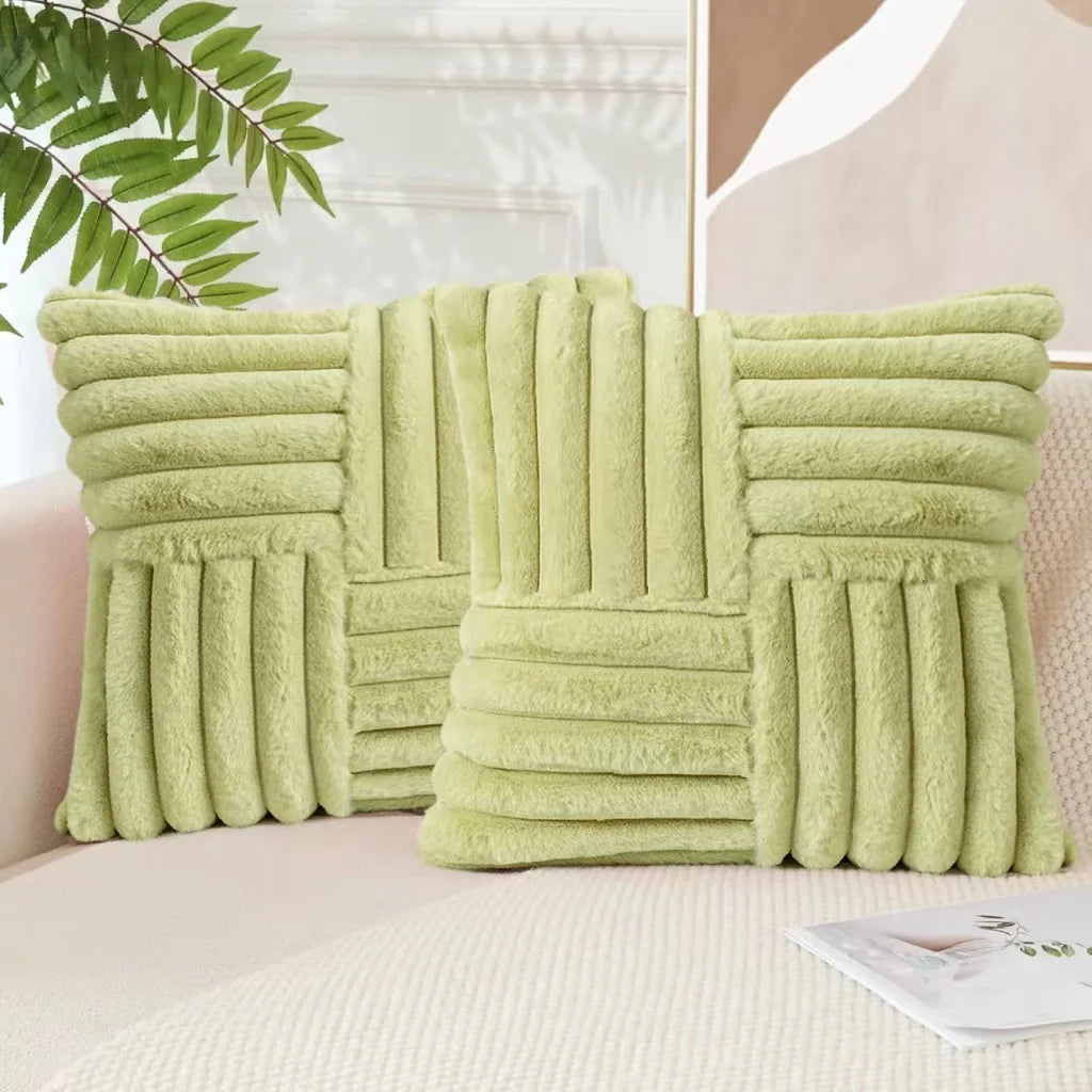 Luxurious Plush Pillow Cover Set
